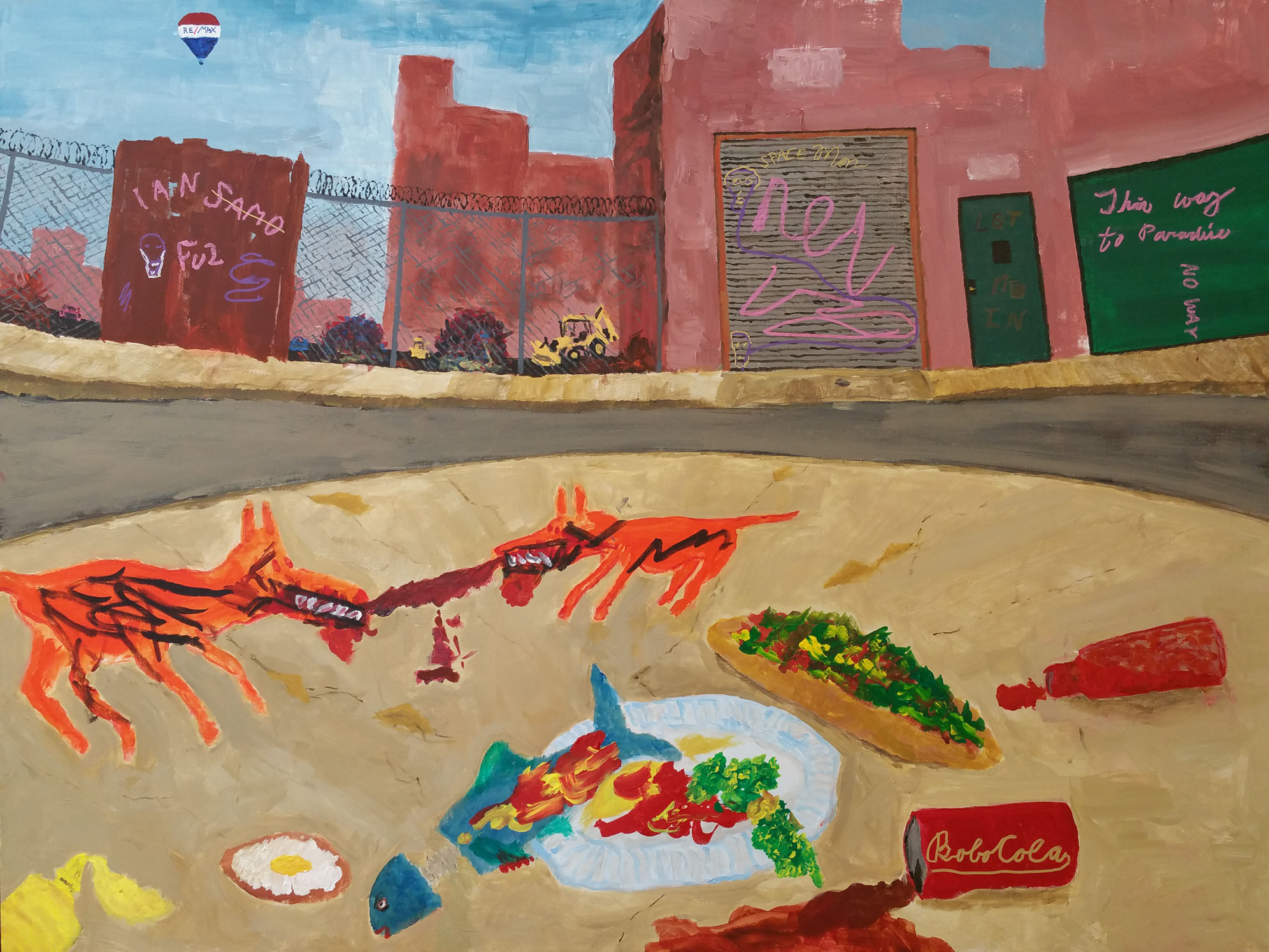 1992x1494 American Time Of Troubles Hero Of Charlottesville A Painting - Charlottesville Painting