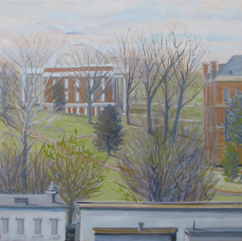 784x781 Meg West Oil Paintings February 2012 - Charlottesville Painting