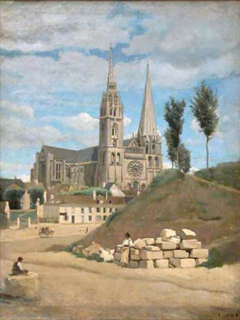 480x640 Chartres Cathedral - Chartres Cathedral Painting