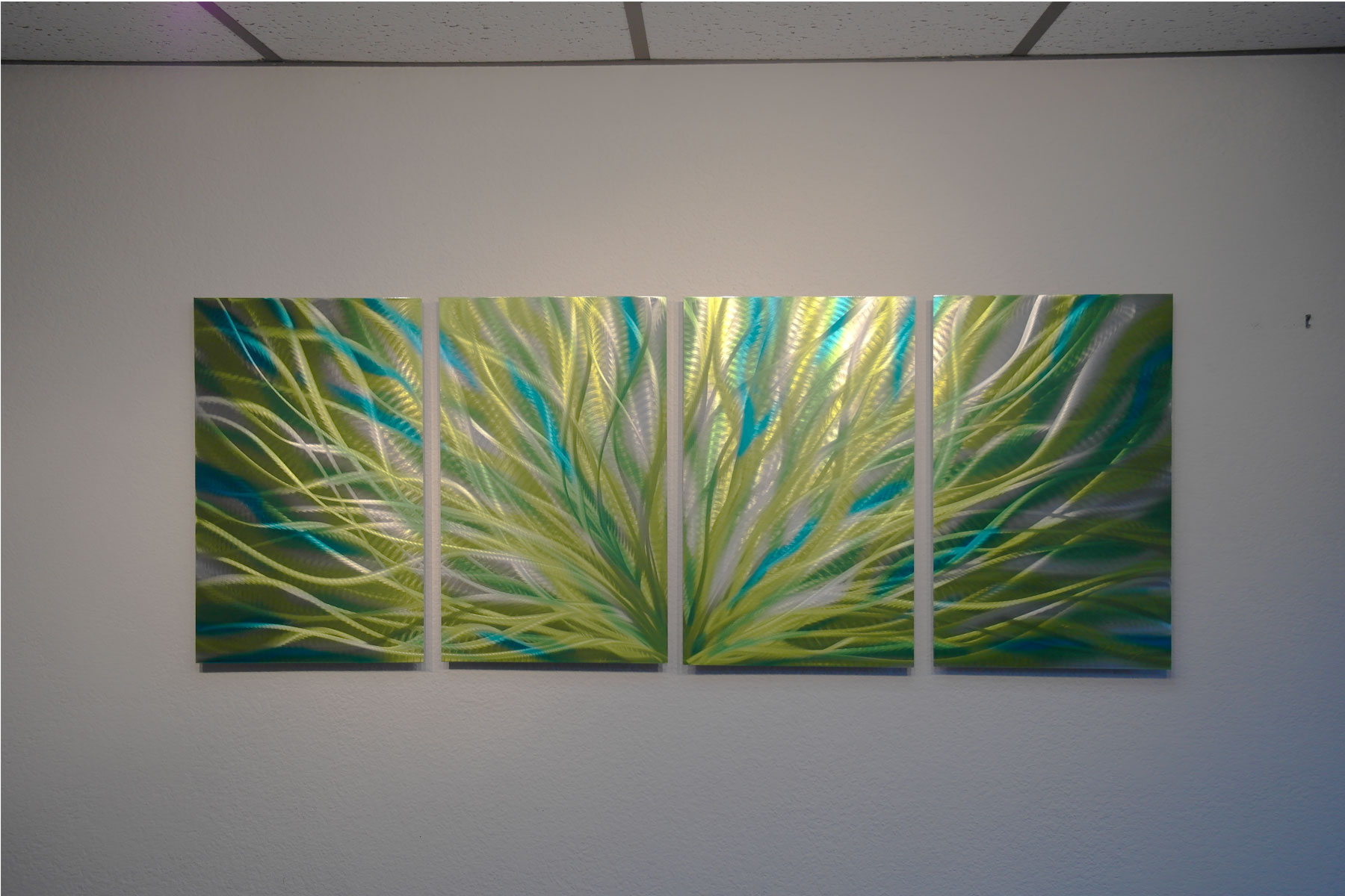 1800x1200 Radiance Cyan Chartreuse - Chartreuse Painting