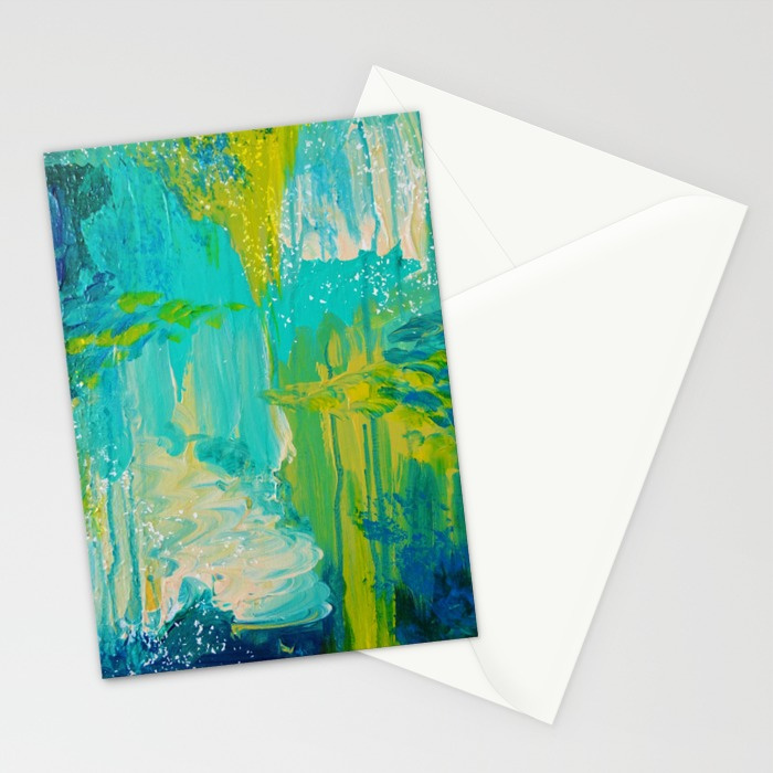 700x700 Seaside Dreams - Chartreuse Painting