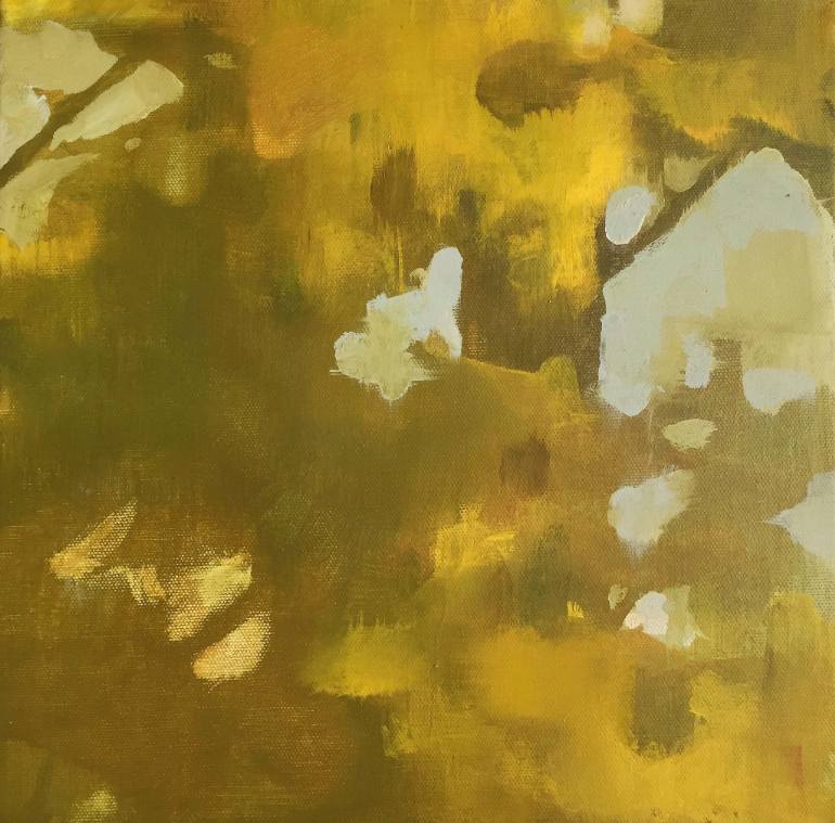 770x759 Saatchi Art Shadowed Chartreuse Painting By Jae Schalekamp - Chartreuse Painting