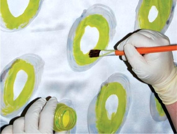 570x433 Chartreuse Painting Abstract Painting Acrylic Painting Modern - Chartreuse Painting