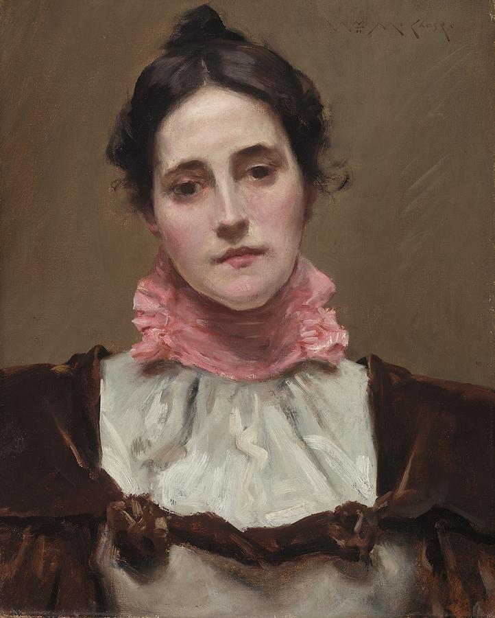 Mrs. William Merritt Chase Painting By William Merritt Chase - Chase Painti...