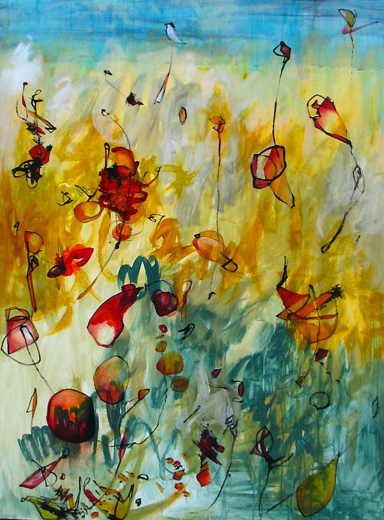 770x1043 Saatchi Art The Chase Painting By Julia Pinkham - Chase Painting
