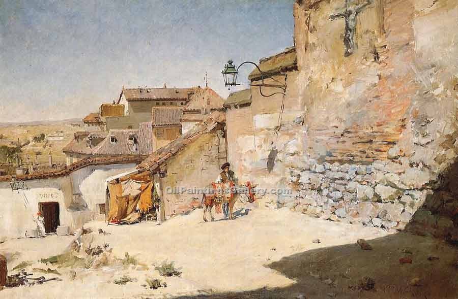 900x589 Spanish Village 68 By William Merritt Chase (Painting Id Ed 1468 Ka) - Chase Painting