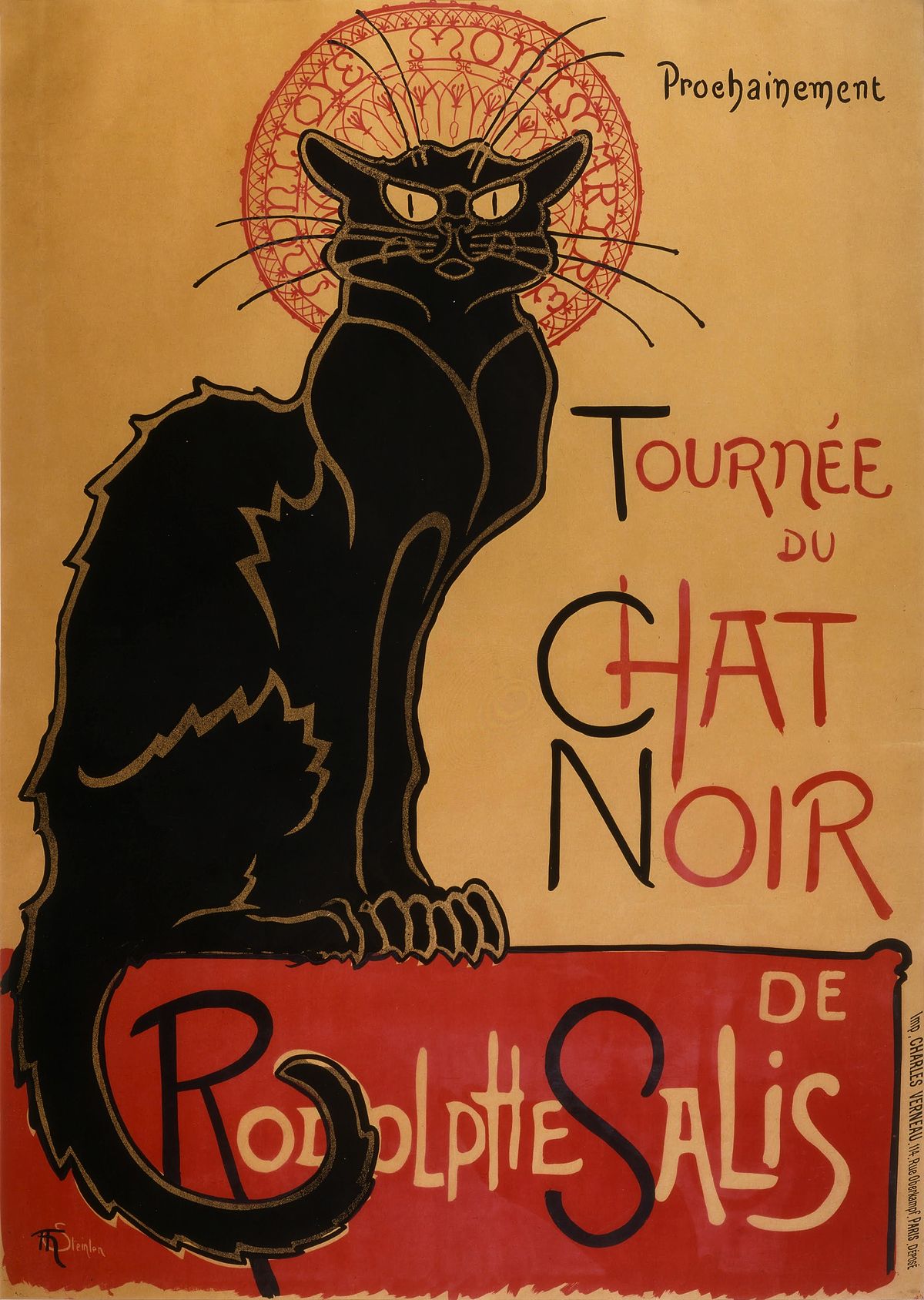 1200x1688 Le Chat Noir - Chat Noir Painting