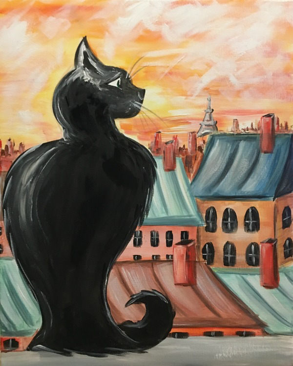 600x751 Products Archive - Chat Noir Painting