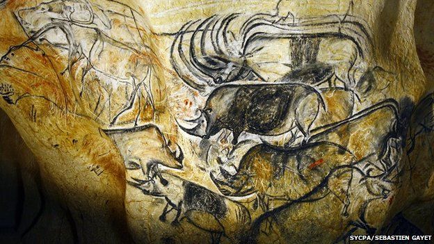 Chauvet Cave Painting at PaintingValley.com | Explore collection of ...