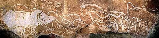 550x133 The Chauvet Cave, France - Chauvet Cave Painting