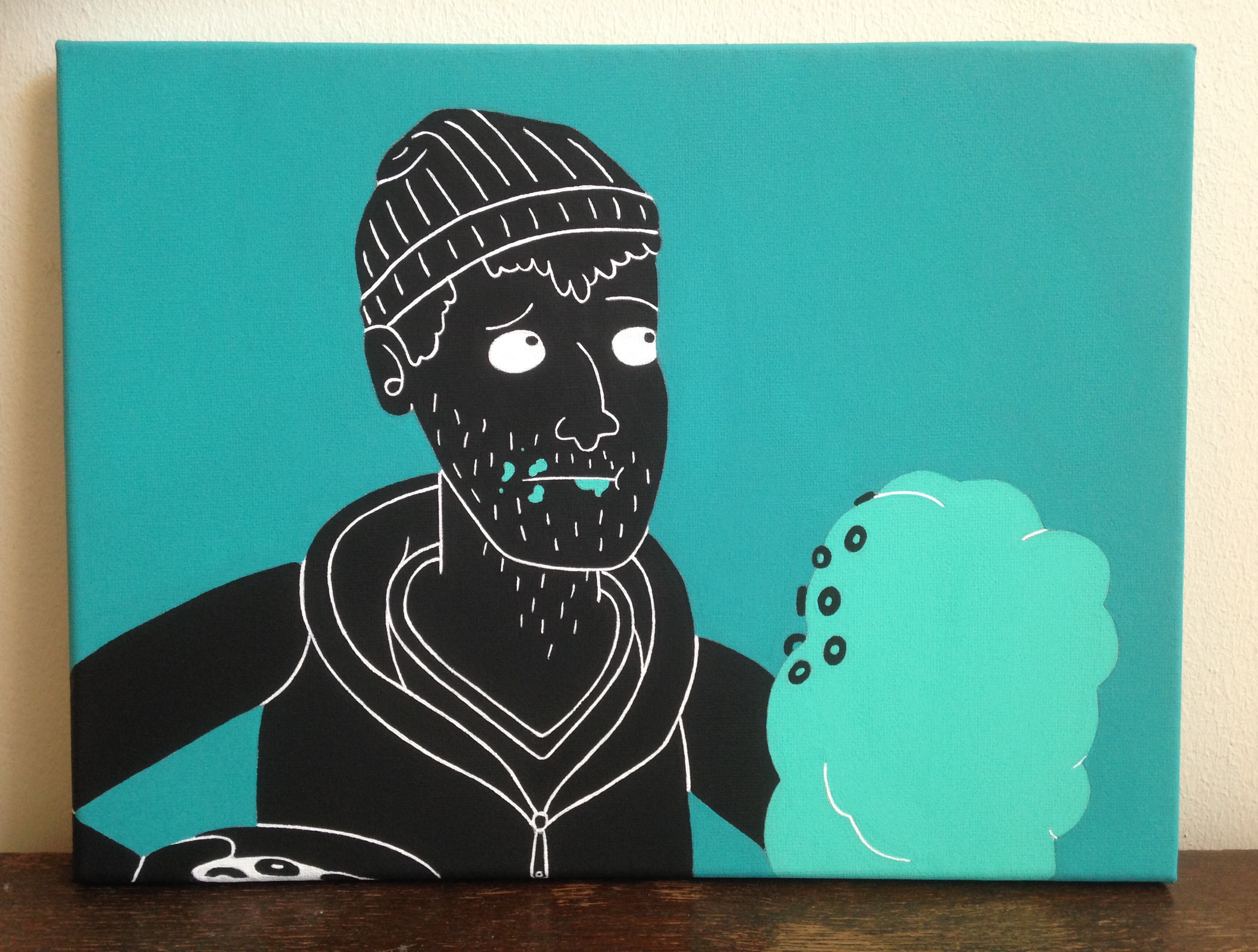 3235x2448 Todd Chavez Painting Bojackhorseman - Chavez Painting