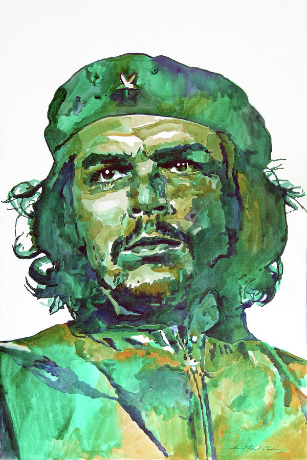 600x900 Che Guevara Painting By David Lloyd Glover - Che Guevara Painting
