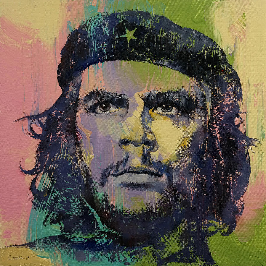 898x900 Che Guevara Painting By Michael Creese - Che Guevara Painting