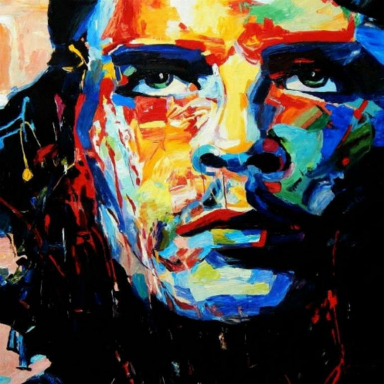 770x770 Saatchi Art Che Guevara Expressive Pop Art Painting By Felix Von - Che Guevara Painting