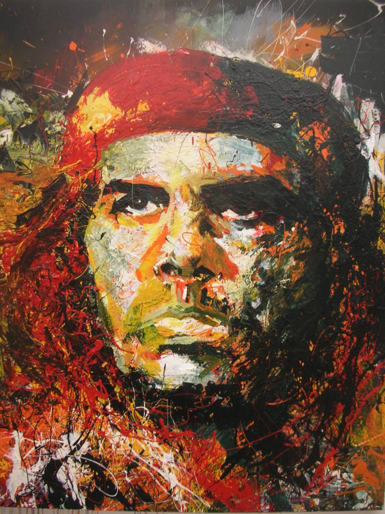 770x1027 Saatchi Art Che Guevara Painting By Woojin Choi - Che Guevara Painting