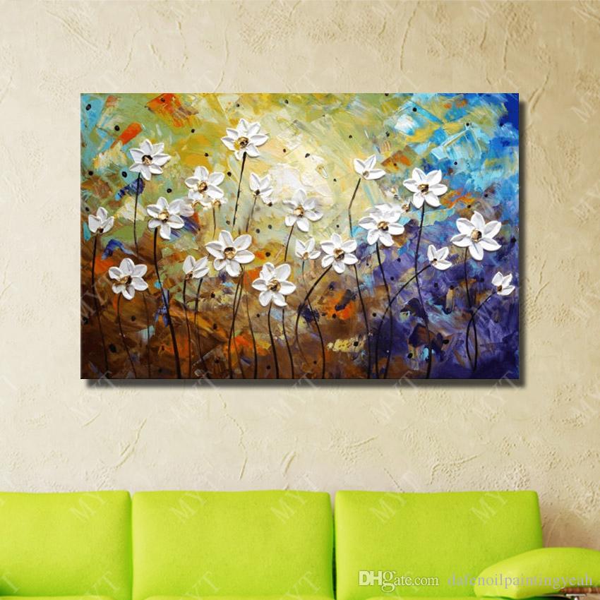 850x850 2018 Beautiful Flower Wall Art Cheap Modern Oil Painting - Cheap Painting