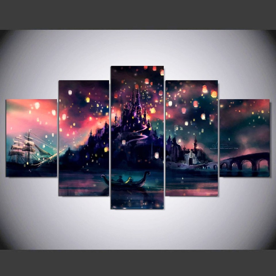960x960 Prints Modular Painting Decor Fashion 5 Pieces Harry Potter - Cheap Painting