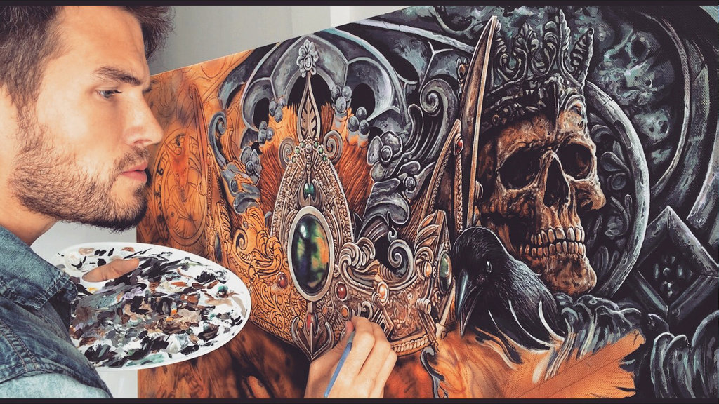 1024x576 New Painting Wip Video! (Check Link) By Lovell Art - Check Painting