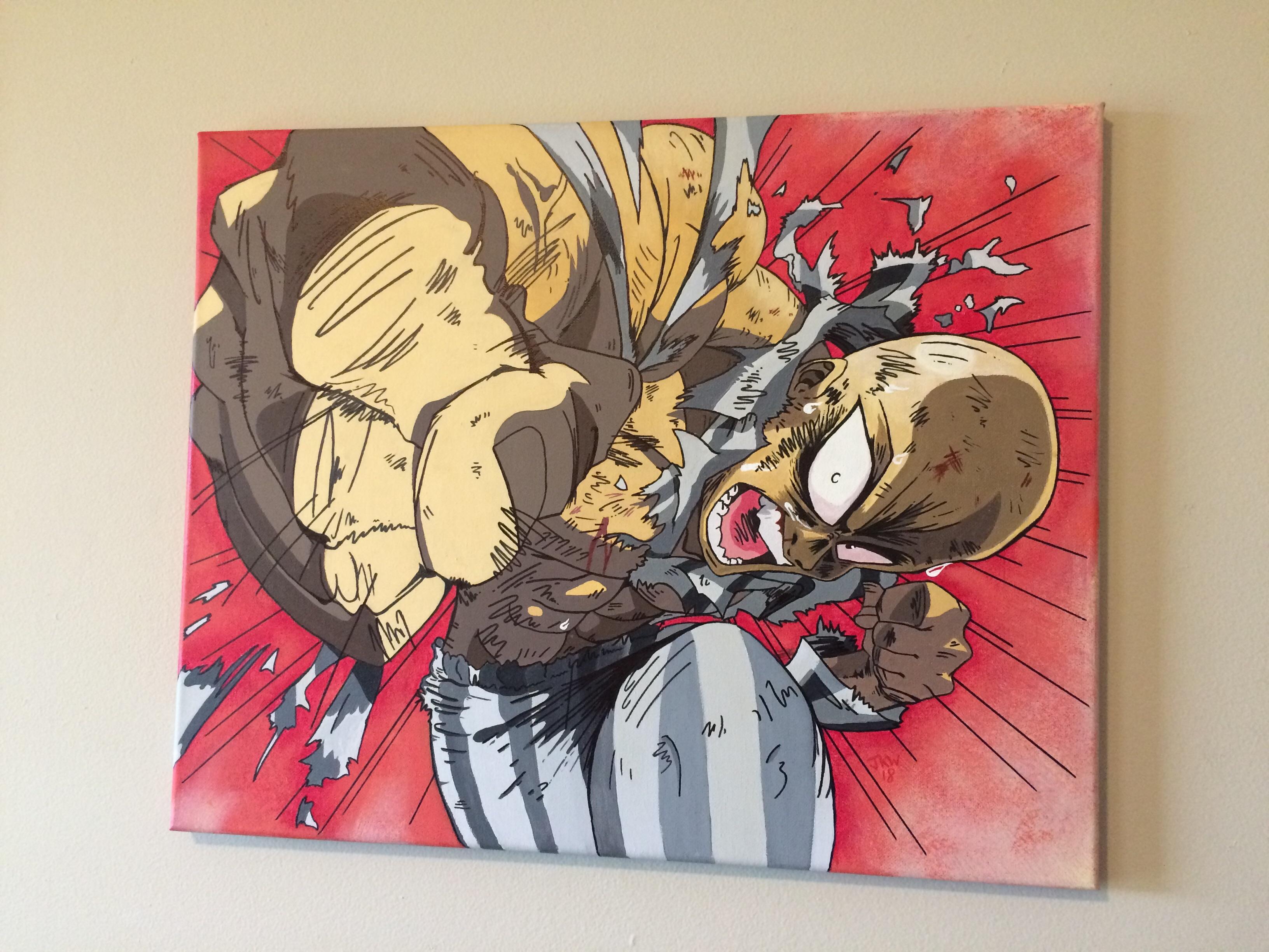 3264x2448 One Punch!!! Finished This Painting Today. Check It Out! Onepunchman - Check Painting