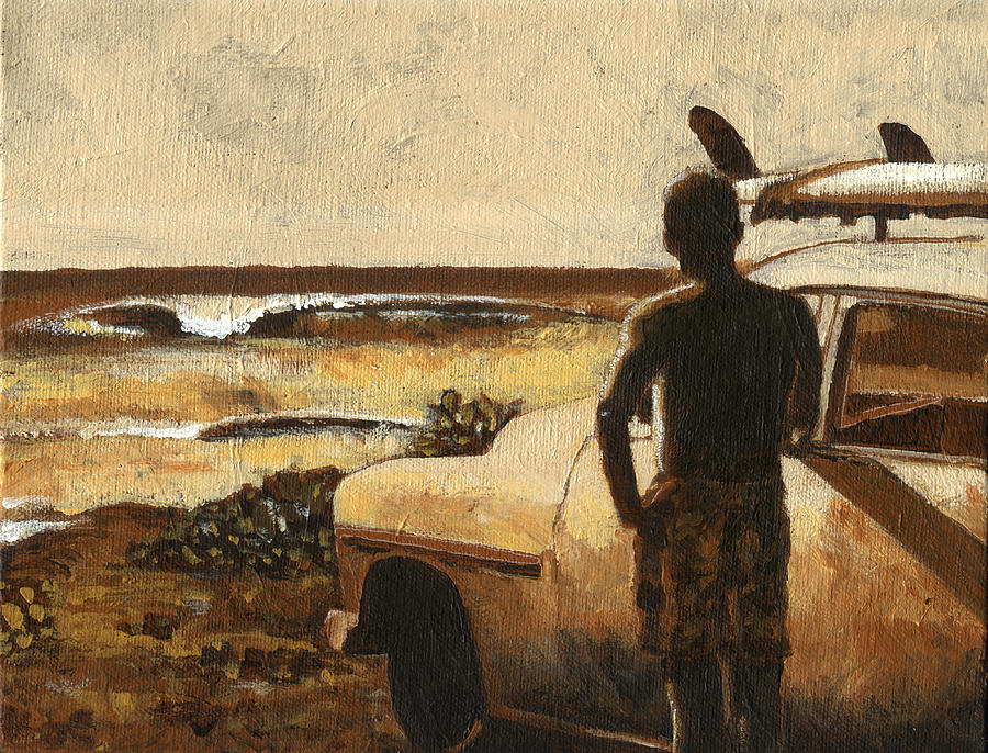 900x686 Surf Check Digital Art By Mark Kingsley Brown - Check Painting