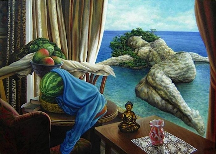 700x499 The Art Of Imagination By Ignacio Nazabal - Check Painting