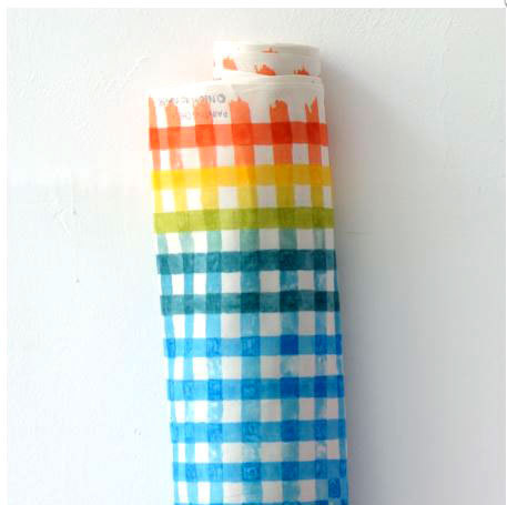 457x455 Nani Iro Painting Check - Check Painting