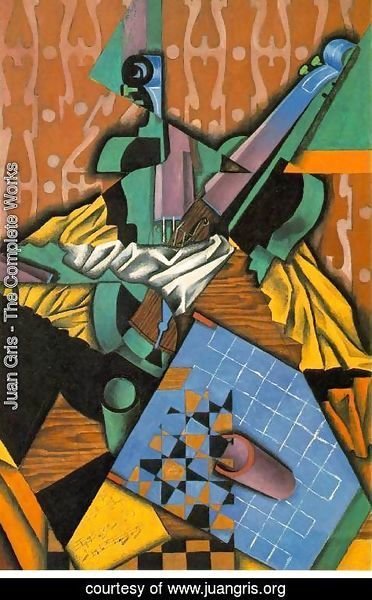 372x600 Juan Gris - Checkerboard Painting