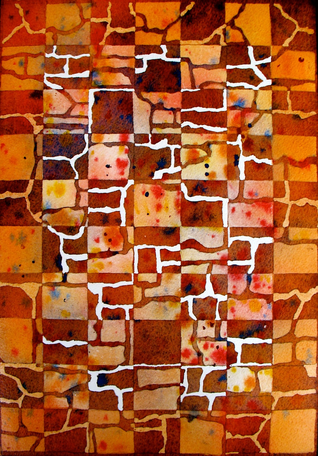 1118x1600 The Painted Prism Watercolor Workshop Painting A Checkerboard - Checkerboard Painting