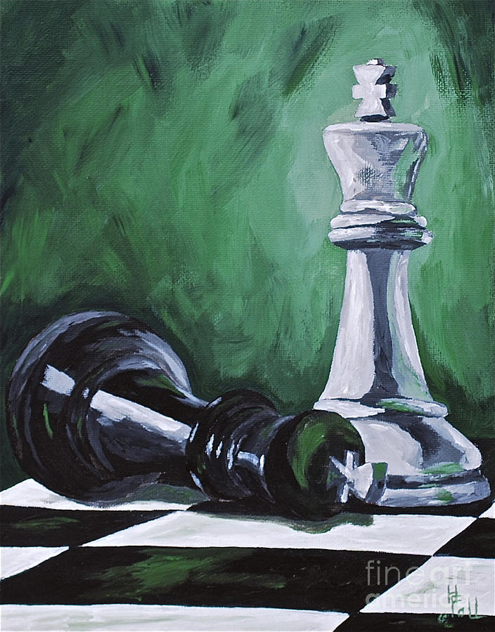 704x900 Checkmate Painting By Herschel Fall - Checkmate Painting