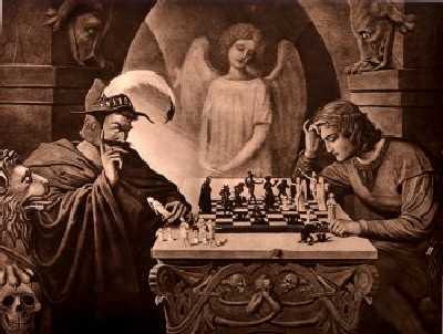 400x302 The King Still Has One More Reflections From A Cloudy Mirror - Checkmate Painting