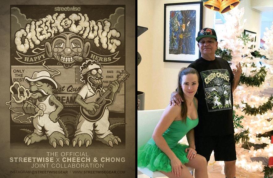 884x576 Cheech Amp Chong Painted Demons - Cheech And Chong Painting