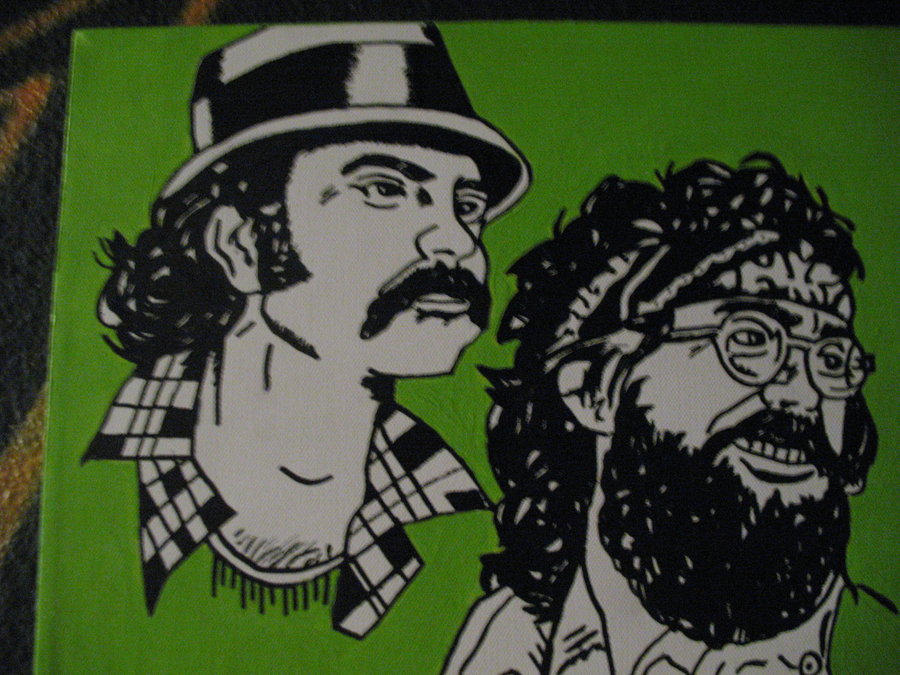 900x675 Cheech And Chong 5th Painting By Kram1505 - Cheech And Chong Painting