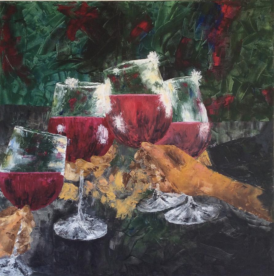 892x900 Cheers Painting By Mick Ruellan - Cheers Painting