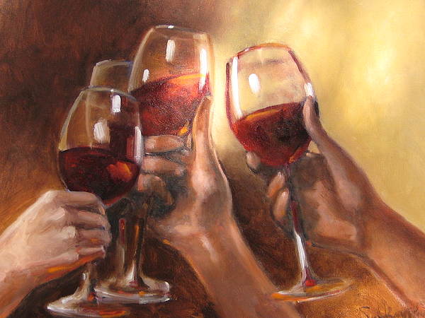 600x450 Cheers Painting By Susan Jenkins - Cheers Painting