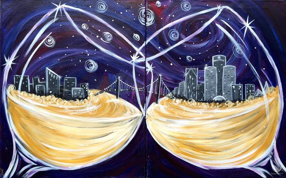 963x600 Date Nite! Cheers! - Cheers Painting