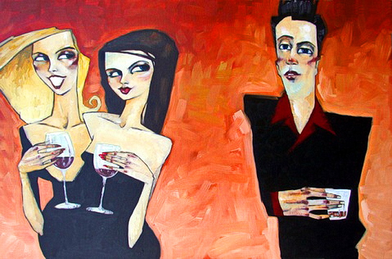 800x528 Modern Handmade Painting Cheers On Oil Painting Canvas For Living - Cheers Painting
