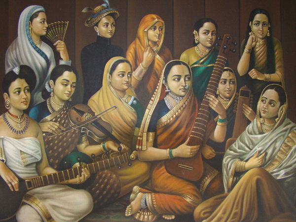 600x450 Replica Of Ravi Verma Painting By Joy Cheers - Cheers Painting