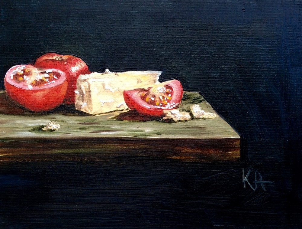 1000x757 Daily Painting - Cheese Painting