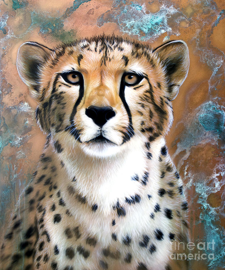 749x900 Copper Flash - Cheetah Painting