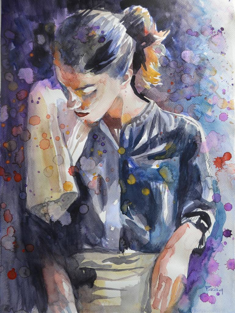 770x1025 Saatchi Art The Messy Chef Painting By Parag Pendharkar - Chef Painting