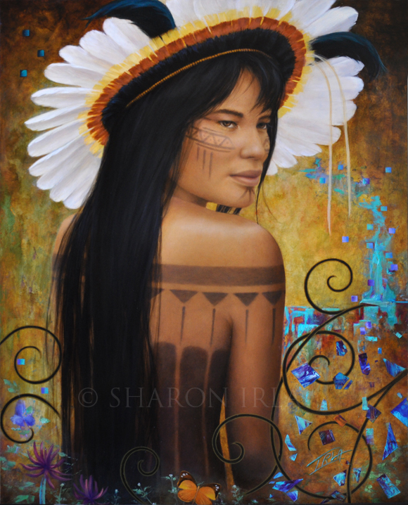 580x718 Native American Paintings And Photography By Cherokee Artist - Cherokee Painting