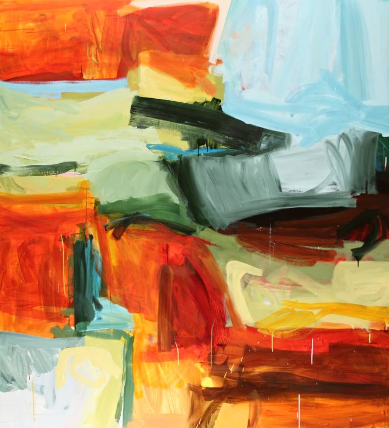 770x846 Saatchi Art Cherokee Painting By Michael Rich - Cherokee Painting