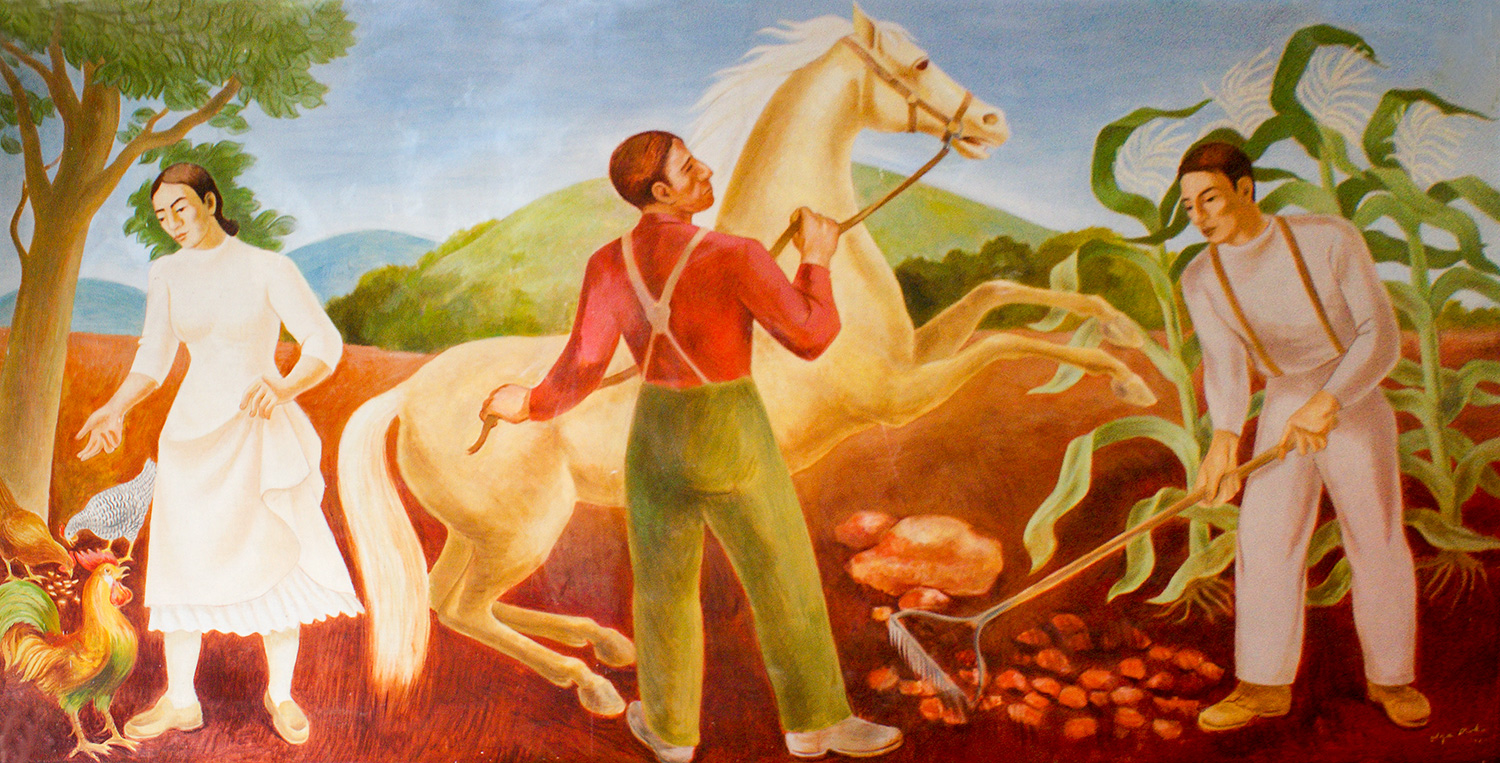 1500x763 Cherokee Farming And Animal Husbandry - Cherokee Painting