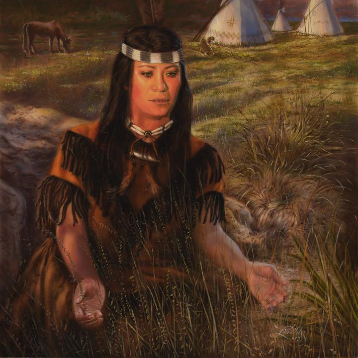 Cherokee Painting at PaintingValley.com | Explore collection of ...