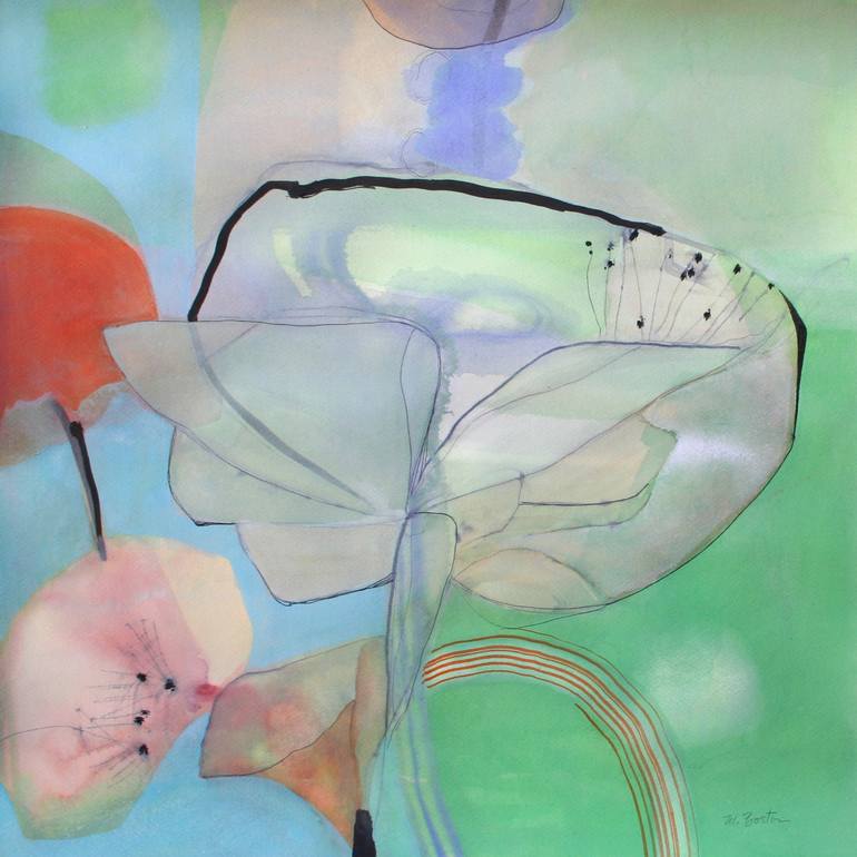 770x770 Saatchi Art Cherokee Rose Painting By Marsha Boston - Cherokee Rose Painting