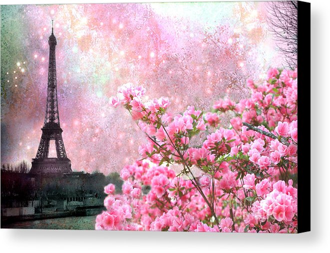 Cherry Blossom Canvas Painting at PaintingValley.com | Explore ...