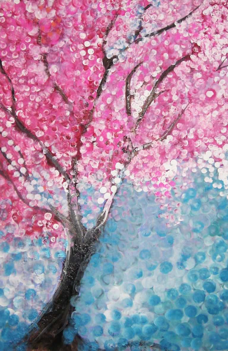 768x1181 Cherry Blossom Tree Painting Inspirational Cherry Blossom Tree By - Cherry Blossom Tree Painting