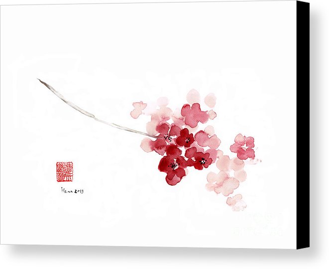 661x539 Cherry Blossom Sakura Pink Flower Flowers Delicate Branch Brown - Cherry Blossom Watercolor Painting