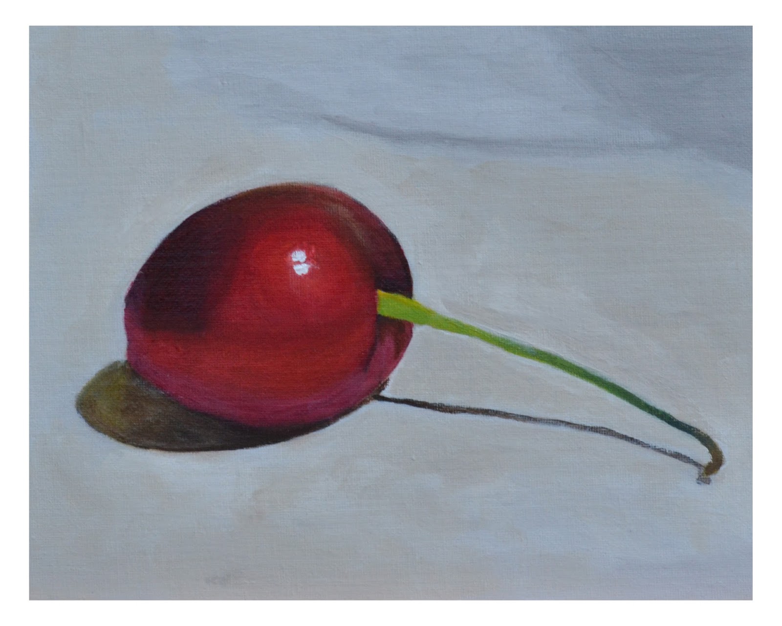 1600x1280 Annmariesart Cherry Painting From Will Kemp Art School On Youtube - Cherry Painting