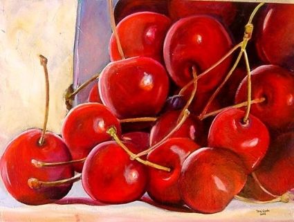 425x321 Best Dessins Cerisiers Amp Cerises Images - Cherry Painting